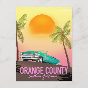 oranje graafschap Californië Verenigde Staten Briefkaart