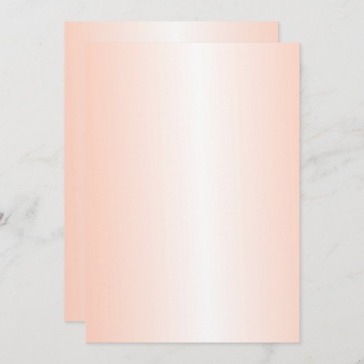 Oranje Gradient Blank Wedding Fan Program Papier Programma (Voorkant / Achterkant)