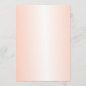Oranje Gradient Blank Wedding Fan Program Papier Programma (Voorkant)