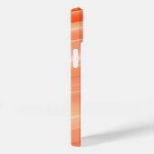 Oranje gradiënt dynamische lijnen Elegant Naam Case-Mate iPhone Case (Achterkant / Rechts)