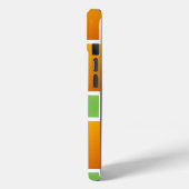 Oranje Gradiënt Vierkanten Case-Mate iPhone Case (Achterkant / Links)