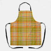 ORANJE GREEN GOLD PLAID PATROON SCHORT (Voorkant)