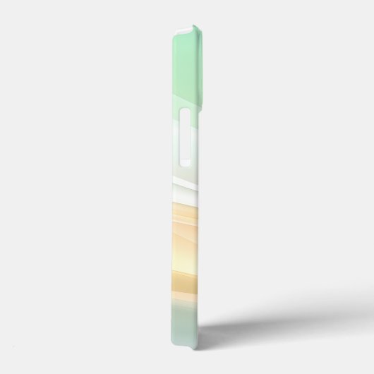 Oranje groene Abstracte golf Case-Mate iPhone Case (Achterkant / Rechts)