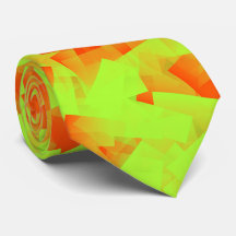 Oranje Groene Cubisme Abstract Patroon