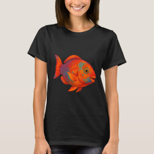 Oranje Groene Papegaaivis - Schattig T-shirt