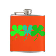 Oranje groene shamrocks St. Patricks Dag 4Molly