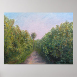 ORANJE GROVE IN CITRA, FLORIDA POSTER