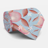 Oranje Grove sky Stropdas (Opgerold)