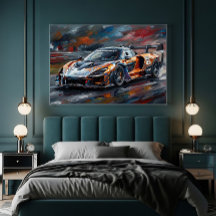 Oranje GTR Supercar Raceauto