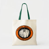 Oranje Halloween Pumpkin Ink Art Canvas tas (Voorkant)