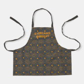Oranje handschrift Sun Pattern Custom Schort (Voorkant)