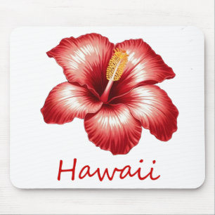 Oranje Hawaii hibiscus Muismat