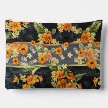 Oranje Hawaiiaanse Hibiscus Aloha Shirt