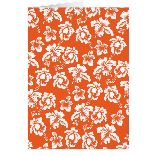 Oranje Hawaiian Hibiscus (Voorkant)