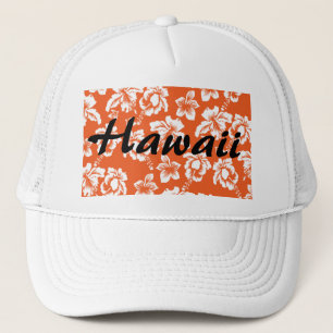 Oranje Hawaiian Hibiscus Trucker Pet