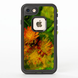 Oranje Hawkweed Wildflower Abstract