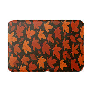 Oranje Herfstbladeren Badmat