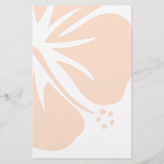 Oranje Hibiscus Briefpapier