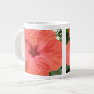 Oranje Hibiscus Flower Macro Mok