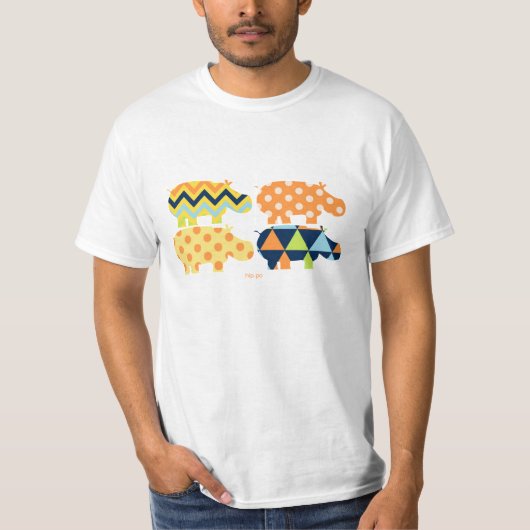 Oranje Hip.po T-shirt (Voorkant)