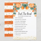 Oranje hoofdknijper Zoek het gastspel (Voorkant / Achterkant)