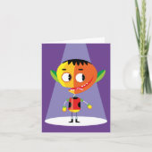 Oranje hoofdteken kaart (Voorkant)