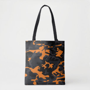 Oranje hooglichten Camo Draagtas