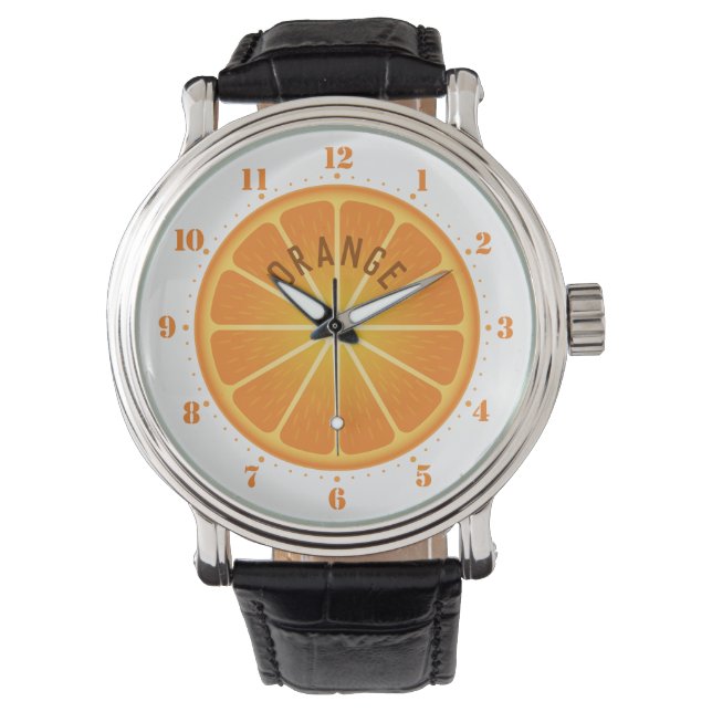 Oranje horloge (Voorkant)