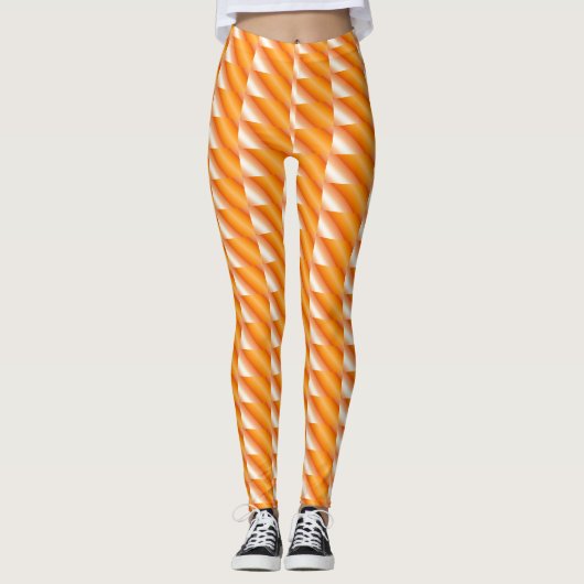 Oranje huwelijk leggings (Voorkant)