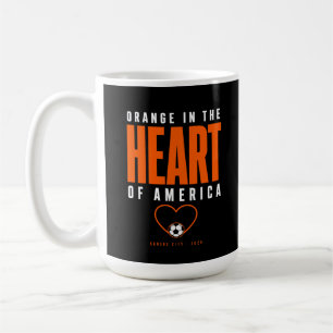 Oranje in het hart van Amerika Kansas City Koffiemok