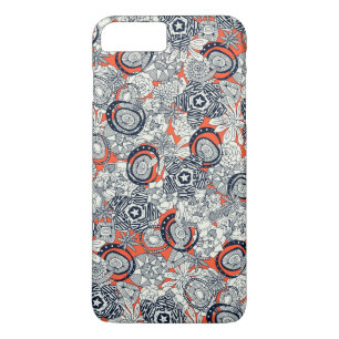 oranje indigo iPhone 8 plus / 7 plus hoesje