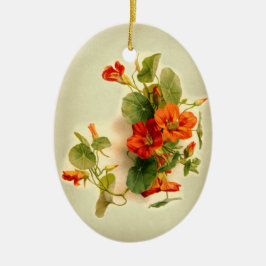Oranje Indische kers Keramisch Ornament