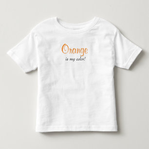 Oranje Is Mijn Kleur Zegt Kinder Shirts