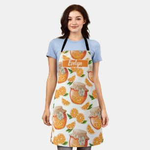 Oranje Jam All-Over Print Apron Schort