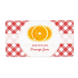 Oranje Jam Etiket