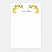 Oranje japanse bloemetjes wit post-it® notes (Voorkant)