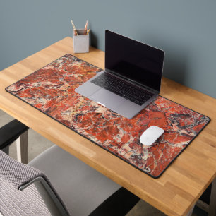 Oranje Jasper Stone Pattern Bureaumat