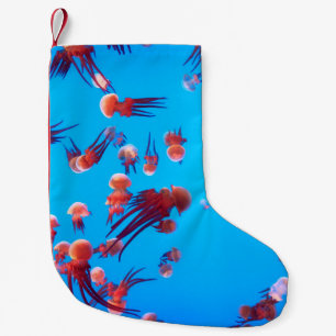 ORANJE JELLY FISH KLEINE KERSTSOK