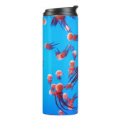ORANJE JELLY FISH THERMOSBEKER (Gedraaid links)