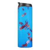 ORANJE JELLY FISH THERMOSBEKER (Geroteerd rechts)