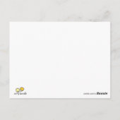 "Oranje jij lief!" Briefkaart (Achterkant)