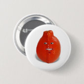 Oranje jongen ronde button 5,7 cm (Voorkant /achterkant)