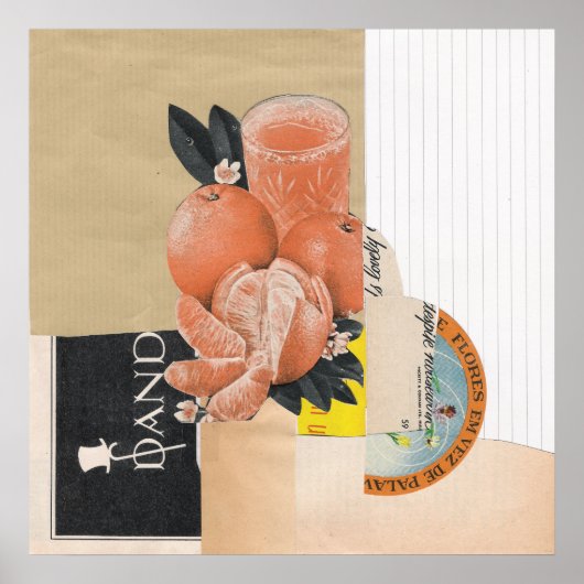 Oranje Juice Poster (Voorkant)