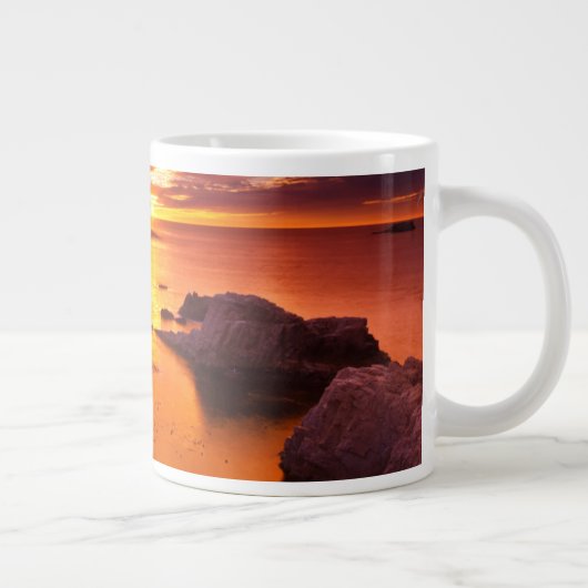 Oranje kaap, zonsondergang, Californië Grote Koffiekop (Rechts)