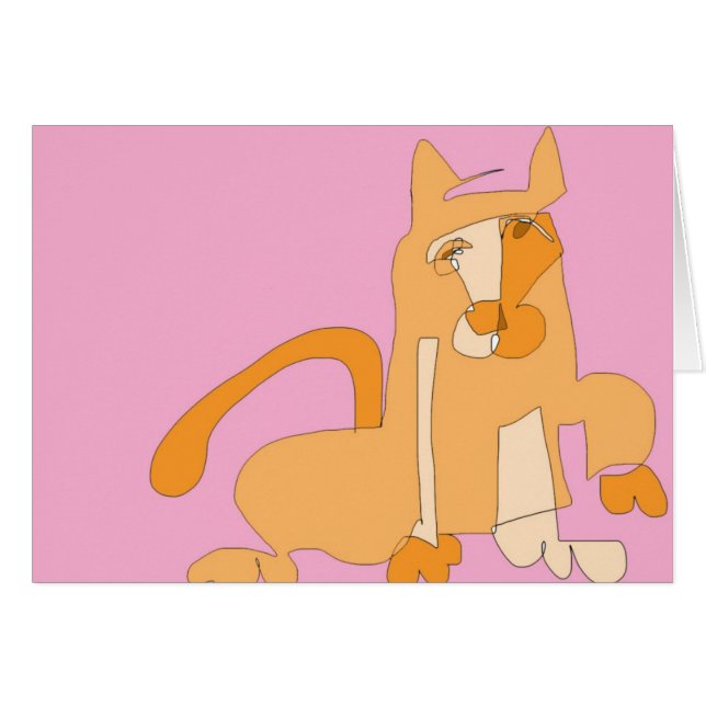 Oranje kat (Voorkant Horizontaal)