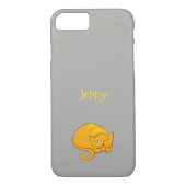 Oranje kat Case-Mate iPhone case (Achterkant)