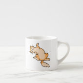 Oranje kat espresso kop (Rechts)