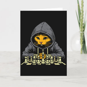 Oranje Kat Hoodie Schaakspel Cool Vrouwen Me Kaart