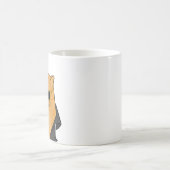 Oranje Kat met zonnebrillen Mok (Center)