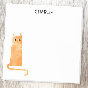Oranje kat op maat post-it® notes